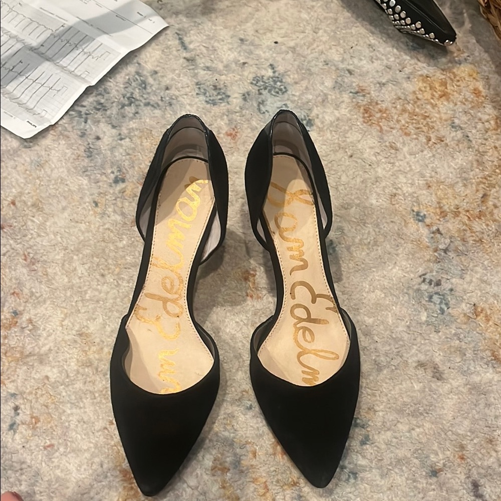 Sam Edelman Black Heeled Elegance